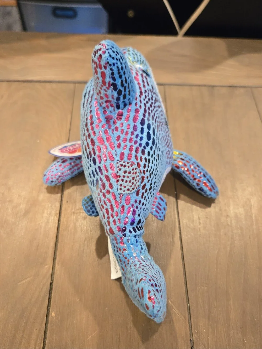 Nanco Sparkle Blue Shark Plush New With Tags